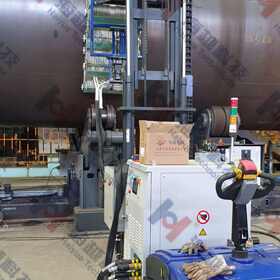 【中頻感應加熱器應用】風電筒體環縫焊