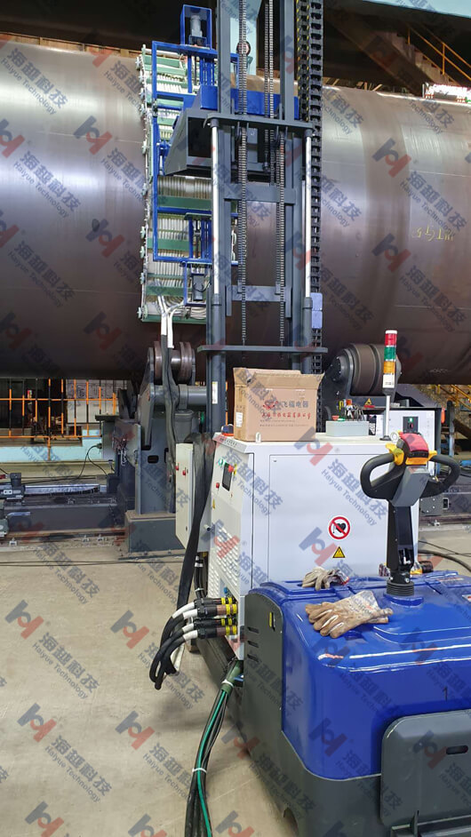 風電筒體環縫焊接預熱/消氫