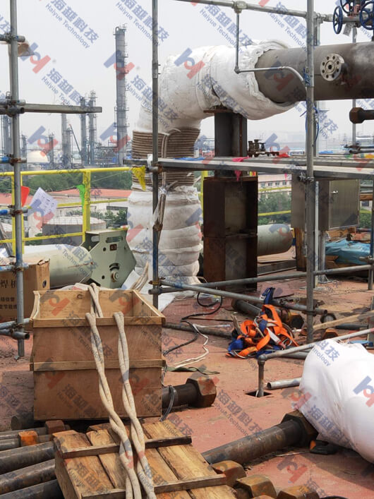 石化TP347不銹鋼管道-環焊縫焊后穩定化熱處理