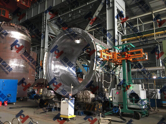 【感應加熱應用】核電裝備K2防城港徐大堡穩壓器筒節，CAP1400安注箱筒