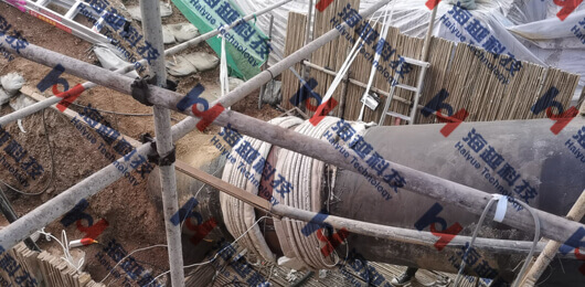 【中頻感應加熱設備應用】油氣管道野外焊前預熱